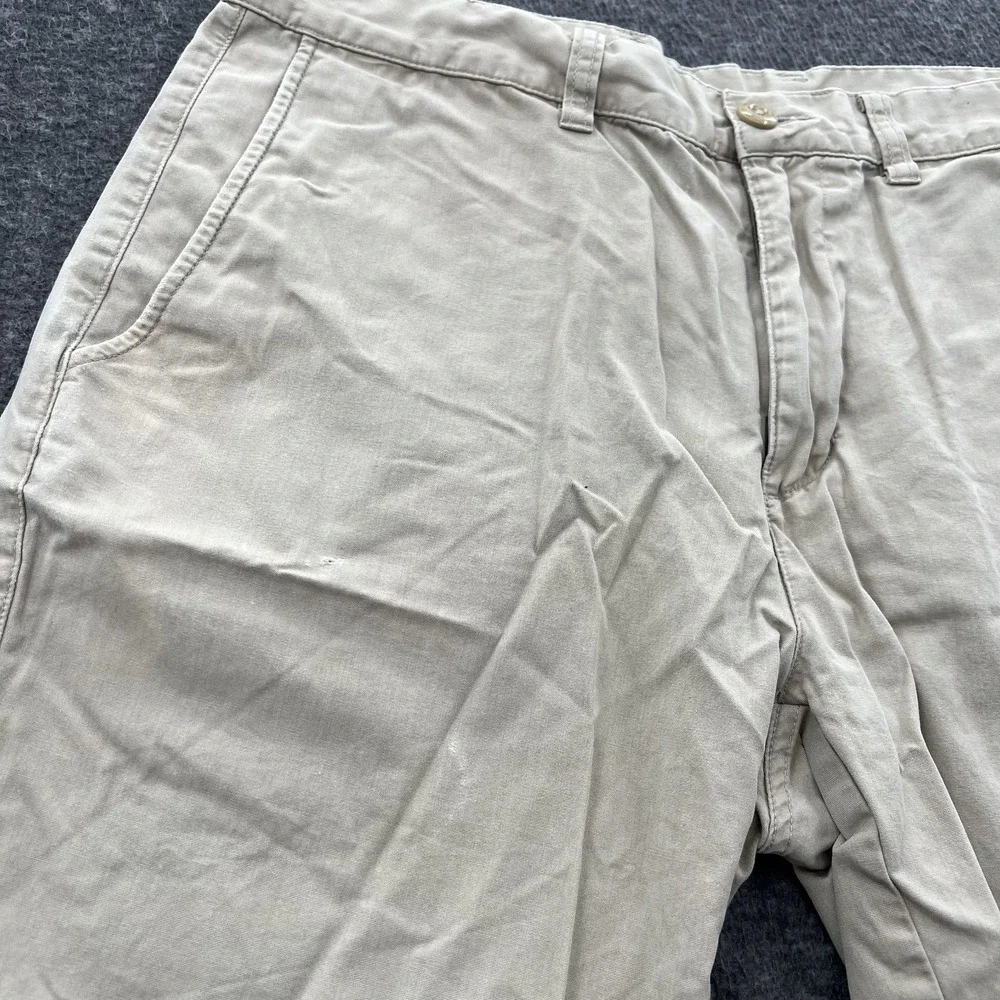 Patagonia Organic Cotton All Wear Mens Utility Chino Shorts Beige 31 *Flaws